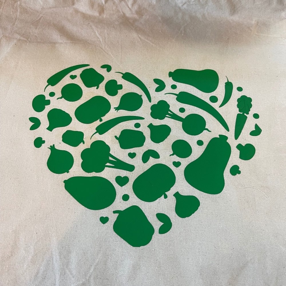 Love Veggies Tote Bag